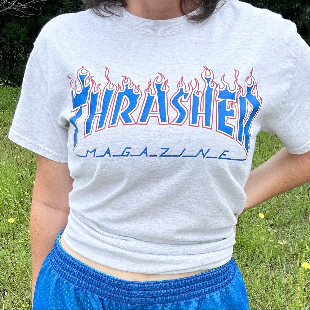 Thrasher Magazine Flame Tee